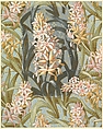 Wallpaper Design with Hostas or Marsh Lilies, Anonymous, British, late 19th to early 20th century  British, Gouache (bodycolor)