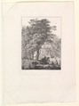 Forest Landscape, Domenico Quaglio II  German, Etching