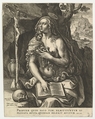 Mary Magdalen, Maerten de Vos  Netherlandish, Engraving