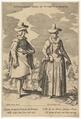 Adolescentis Angli et Iuvenculae Habitus, from Fashions of Different Nations, Pieter de Jode I Netherlandish, Engraving; first state of two