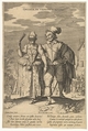 Gallica in Vestitu Varietas, from Fashions of Different Nations, Pieter de Jode I Netherlandish, Engraving; first state of two