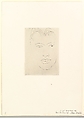 Massia with Allogated Face, Henri Matisse (French, Le Cateau-Cambrésis 1869–1954 Nice), Etching on chine collé