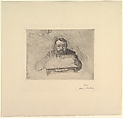 Self-Portrait of the Artist Etching, Henri Matisse (French, Le Cateau-Cambrésis 1869–1954 Nice), Drypoint; fourth state of four