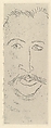 Portrait of Walter Pach, Henri Matisse (French, Le Cateau-Cambrésis 1869–1954 Nice), Etching on chine collé