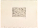 Face, Silence, Henri Matisse (French, Le Cateau-Cambrésis 1869–1954 Nice), Drypoint on chine collé
