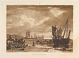 Scene on the French Coast (Liber Studiorum, part I, plate 4), Joseph Mallord William Turner  British, Etching and mezzotint; third state of three (Finberg)
