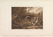 Jason, part I, plate 6 from "Liber Studiorum", Joseph Mallord William Turner  British, Etching and mezzotint; first state of five