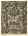 Emblem of Lucrezia Gonzaga, Giorgio Ghisi Italian, Engraving