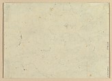 The Good Shepherd; verso: Cloud Studies, Friedrich Olivier (German, Dessau 1791–1859 Dessau), Graphite, pen and brown ink, brush and brown wash; verso: graphite; framing lines in pen and brown ink, possibly by the artist