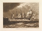 Ships in a Breeze, part II, plate 10 from "Liber Studiorum", Joseph Mallord William Turner  British, Etching and mezzotint; first state of five (Finberg)