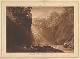 Drawing of the Clyde (Liber Studiorum, part IV, plate 18), Joseph Mallord William Turner  British, Etching and mezzotint; third state of three