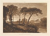 The Temple of Minerva Medica, part V, plate 23 from "Liber Studiorum", Joseph Mallord William Turner  British, Etching and mezzotint; first state of five (Finberg)