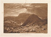 Hind Head Hill, on the Portsmouth Road (Liber Studiorum, part V, plate 25), Joseph Mallord William Turner  British, Etching, mezzotint and drypoint; fourth state of four (Finberg)