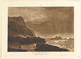 Coast of Yorkshire, Near Whitby (Liber Studiorum, part V, plate 24), Joseph Mallord William Turner  British, Etching and mezzotint; second state of four