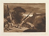 From Spenser's Fairy Queen, part VII, plate 36 from "Liber Studiorum", Joseph Mallord William Turner  British, Etching and mezzotint; first state of four