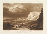 Martello Towers near Bexhill, Sussex, part VII, plate 34 from "Liber Studiorum", Joseph Mallord William Turner  British, Etching and mezzotint; first state of four (Finberg)