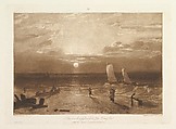 The Mildmay Sea-Piece, part ViII, plate 40 from "Liber Studiorum", Joseph Mallord William Turner British, Etching and mezzotint; first state of four