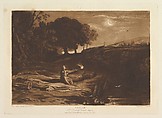 Rispah, 2nd Book of Samuel, Chapter 21, part IX, plate 46 from "Liber Studiorum", Joseph Mallord William Turner  British, Etching and mezzotint; first state of four