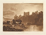 River Wye, part X, plate 48 from "Liber Studiorum", Joseph Mallord William Turner British, Etching and mezzotint; first state of five