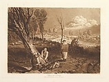 Hedging and Ditching, part X, plate 47 from "Liber Studiorum", Joseph Mallord William Turner British, Etching and mezzotint; first state of four