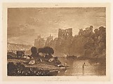 River Wye (Liber Studiorum, part X, plate 48), Joseph Mallord William Turner British, Etching and mezzotint; fifth state of five