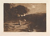 Rispah, 2nd Book of Samuel, Chapter 21 (Liber Studiorum, part IX, plate 46), Joseph Mallord William Turner  British, Etching and mezzotint; fourth state of four