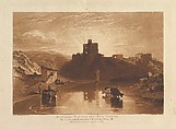 Norham Castle on the Tweed, part XII, plate 57 from "Liber Studiorum", Joseph Mallord William Turner  British, Etching and mezzotint; first state of three