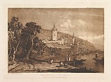 Ville de Thun, Switzerland (Liber Studiorum, part XII, plate 59), Joseph Mallord William Turner  British, Etching and mezzotint; third state of three