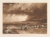 Solway Moss (Liber Studiorum, part XI, plate 52), Joseph Mallord William Turner British, Etching and mezzotint; fifth state of five (Finberg)