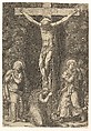 The Crucifixion with the Virgin, the Magdalen, and St. John, Giorgio Ghisi  Italian, Engraving