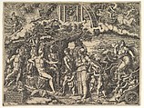 The Judgment of Paris, Giorgio Ghisi Italian, Engraving; third state of three (BLL)