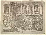 The Mocking of the Prisoners, Giorgio Ghisi Italian, Engraving; third state of three (BLL)