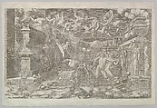 The Vision of Ezekiel, Giorgio Ghisi Italian, Engraving; sixth state of six (BLL)