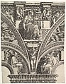 The Eritrean Sibyl; from the series of Prophets and Sibyls in the Sistine Chapel, Giorgio Ghisi Italian, Engraving; second state of five (BLL)