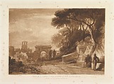 Christ and the Woman of Samaria, part XIV, plate 71 from "Liber Studiorum", Joseph Mallord William Turner  British, Etching and mezzotint; fifth state of five (Finberg)