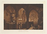 Interior of a Church, part XIV, plate 70 from "Liber Studiorum", Joseph Mallord William Turner  British, Etching and mezzotint; first state of five (Finberg)