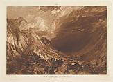 Ben Arthur, Scotland, part XIV, plate 69 from "Liber Studiorum", Joseph Mallord William Turner British, Etching and mezzotint; second state of three (Finberg)