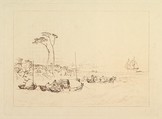 Inverary Castle and Town, Scotland (Liber Studiorum, part XIII), Joseph Mallord William Turner British, Etching only; before first state of three