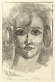 Female Head, Elie Nadelman (American (born Poland), Warsaw 1882–1946 Riverdale, New York), Drypoint; third state of three