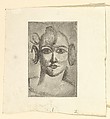 Female Head, Elie Nadelman (American (born Poland), Warsaw 1882–1946 Riverdale, New York), Drypoint; second state of three