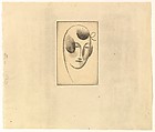 Female Head (Woman's Head with Ribbon), Elie Nadelman (American (born Poland), Warsaw 1882–1946 Riverdale, New York), Drypoint