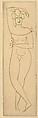 Female Nude, Standing, Elie Nadelman (American (born Poland), Warsaw 1882–1946 Riverdale, New York), Drypoint