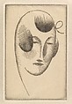 Female Head (Woman's Head with Ribbon), Elie Nadelman (American (born Poland), Warsaw 1882–1946 Riverdale, New York), Drypoint