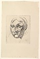 Female Head (Woman's Head), Elie Nadelman (American (born Poland), Warsaw 1882–1946 Riverdale, New York), Drypoint; second state of two