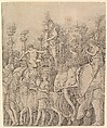 The Triumph of Caesar: The Elephants, Gian Marco Cavalli  Italian, Engraving (trimmed, late impression)