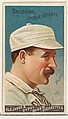 Dan Brouthers, 1st Base, Detroit, from the Goodwin Champion series for Old Judge and Gypsy Queen Cigarettes, Goodwin & Company, Commercial color lithograph