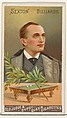 Sexton, Billiards, from the Goodwin Champion series for Old Judge and Gypsy Queen Cigarettes, Goodwin & Company, Commercial color lithograph
