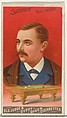 George Slosson, Billiards, from the Goodwin Champion series for Old Judge and Gypsy Queen Cigarettes, Goodwin & Company, Commercial color lithograph