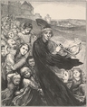 The Pied Piper of Hamelin, Henry Marsh  American, Wood engraving