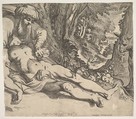 The Good Samaritan, Werner van den Valckert  Dutch, Etching and engraving; second state of two